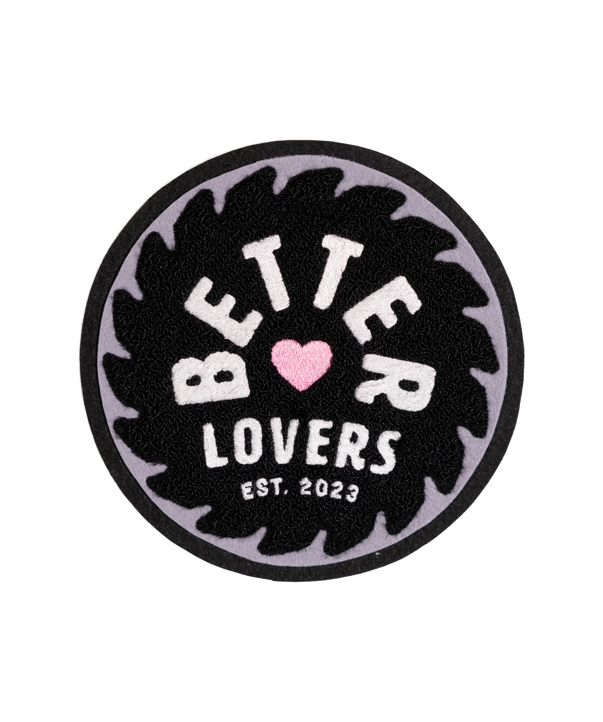 Better Lovers Saw Blade Chenille Patch • Better Lovers x Oxford Pennant