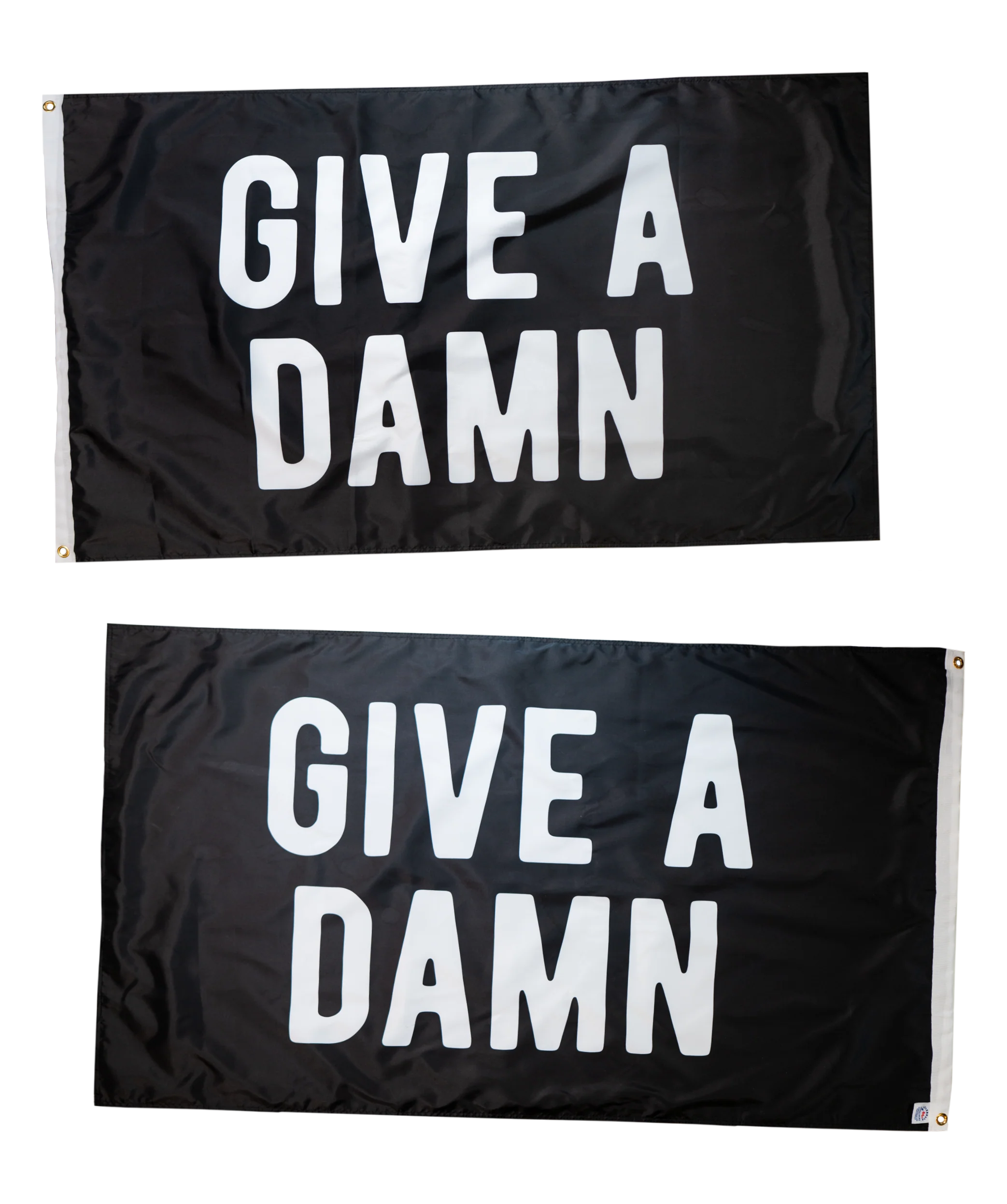 Give A Damn Outdoor Flag - Image 4