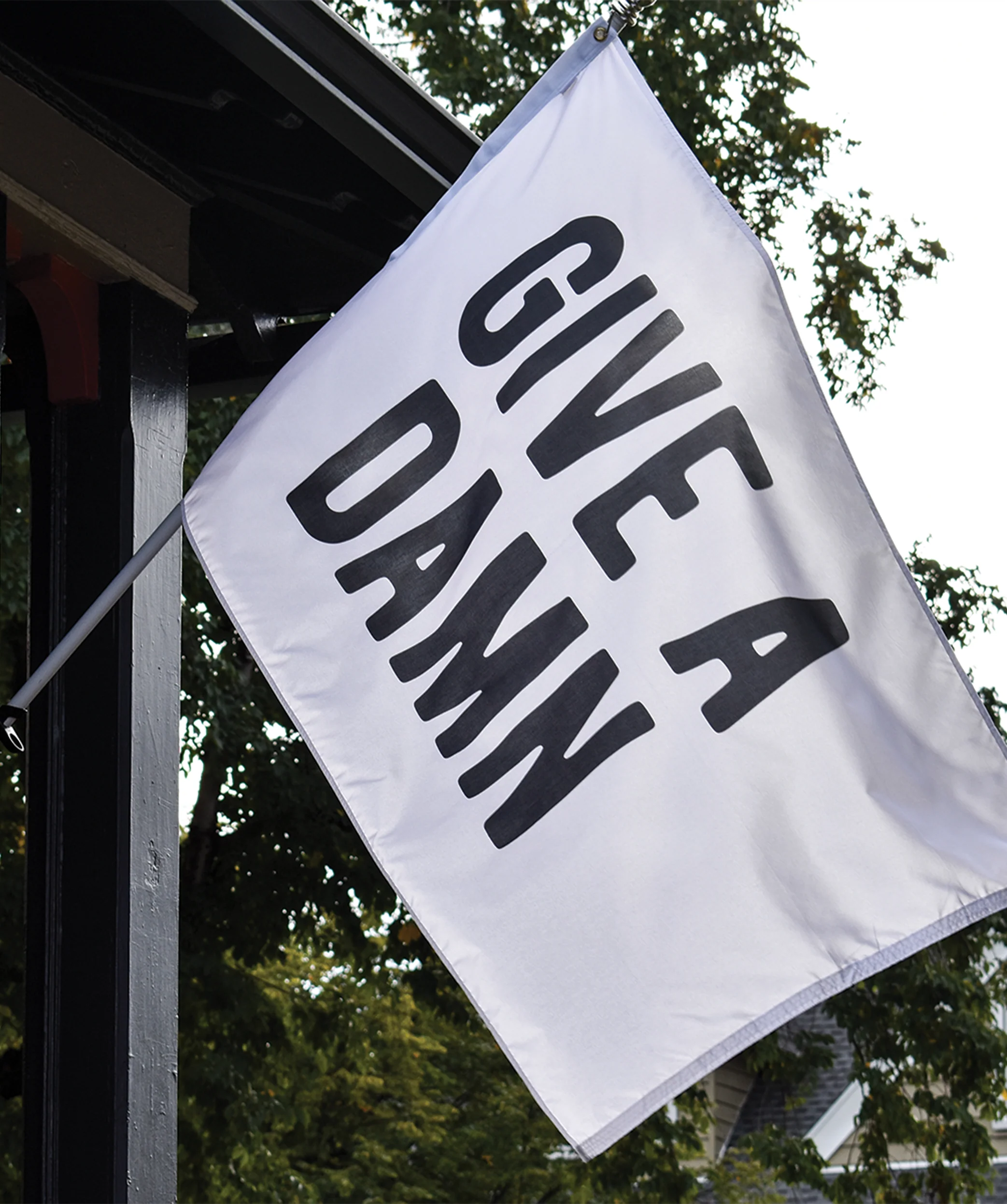 Give A Damn Outdoor Flag - Image 5