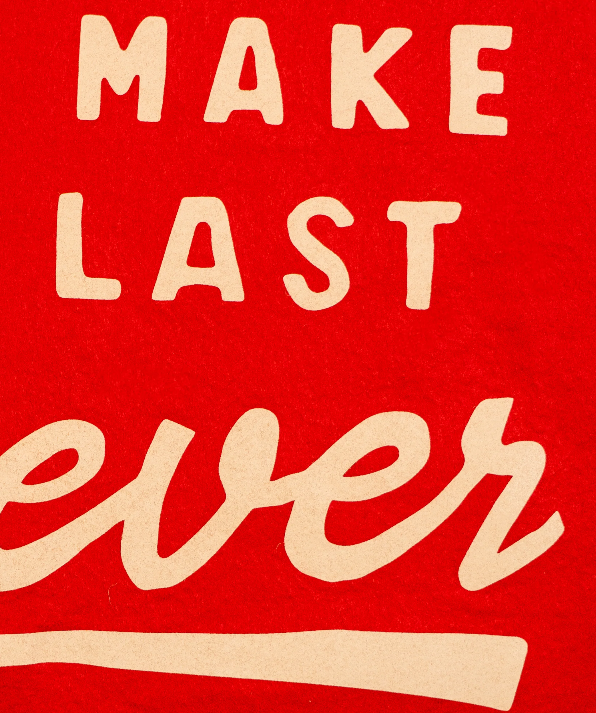 Let's Make This Last Forever Camp Flag • blink-182 x Oxford Pennant - Image 5