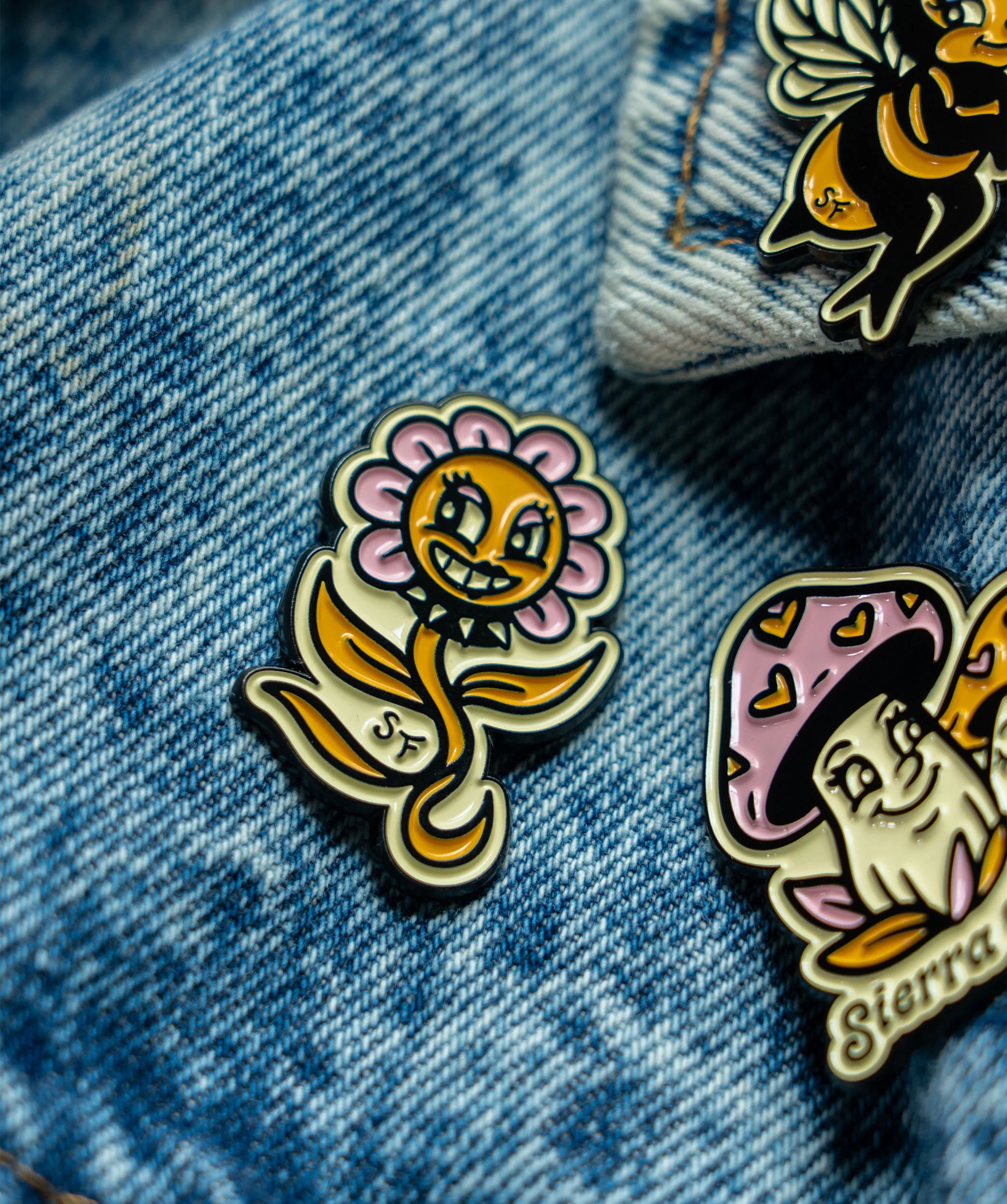 Sierra Ferrell Enamel Pin Set • Sierra Ferrell x Oxford Pennant - Image 5