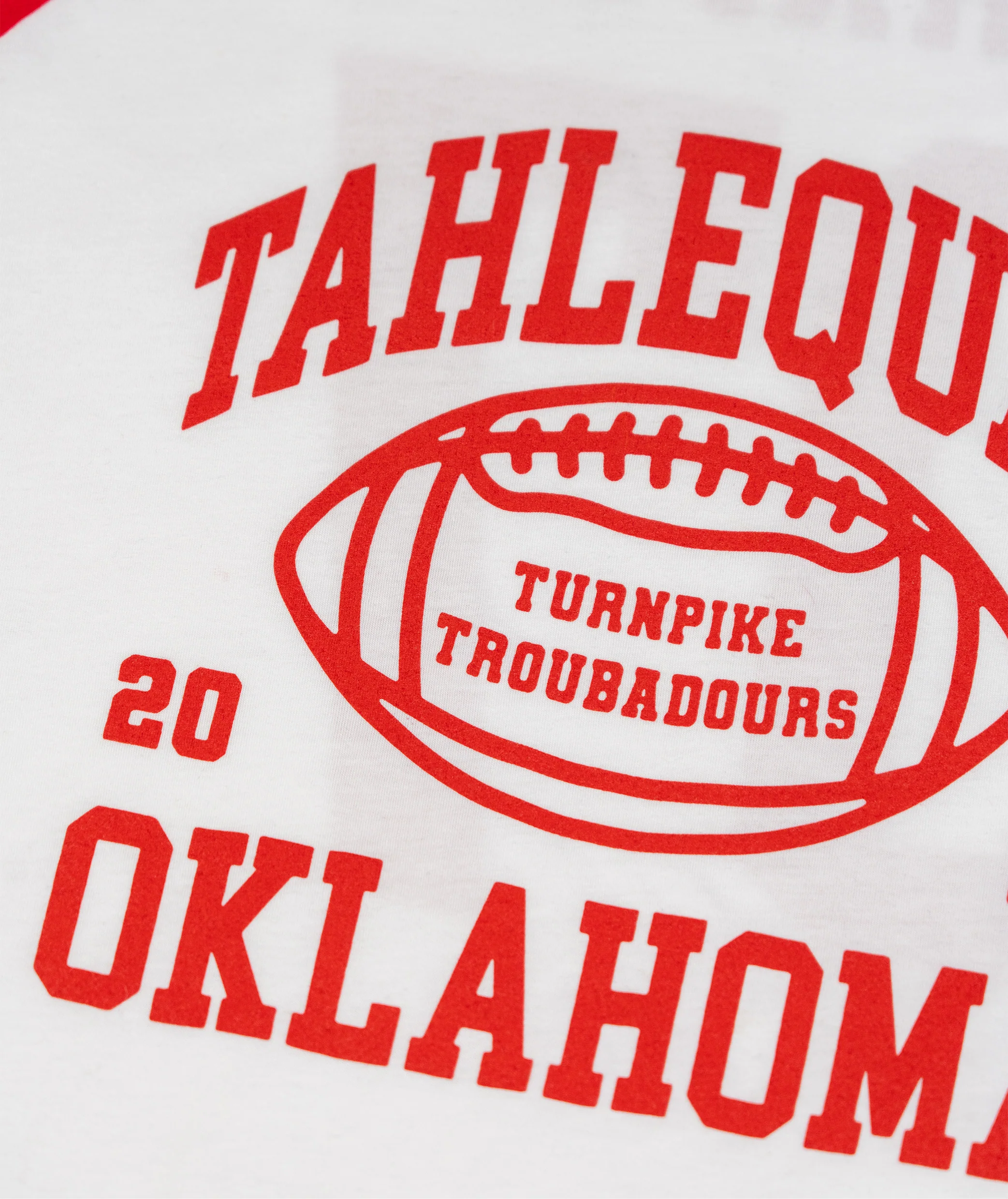 Tahlequah Oklahoma Baseball T-Shirt • Turnpike Troubadours x Oxford Pennant - Image 5