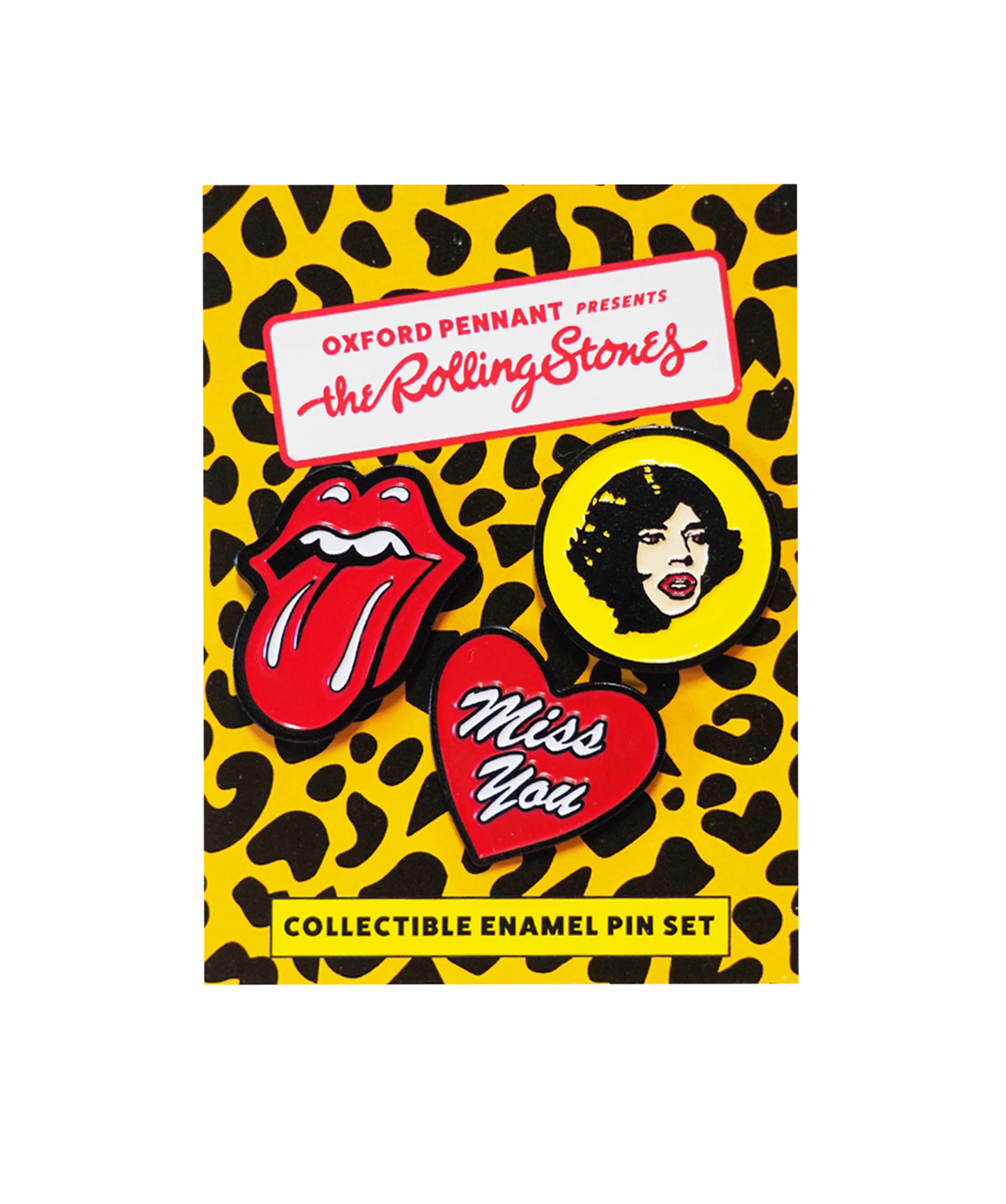 The Rolling Stones Pin Pack • The Rolling Stones x Oxford Pennant