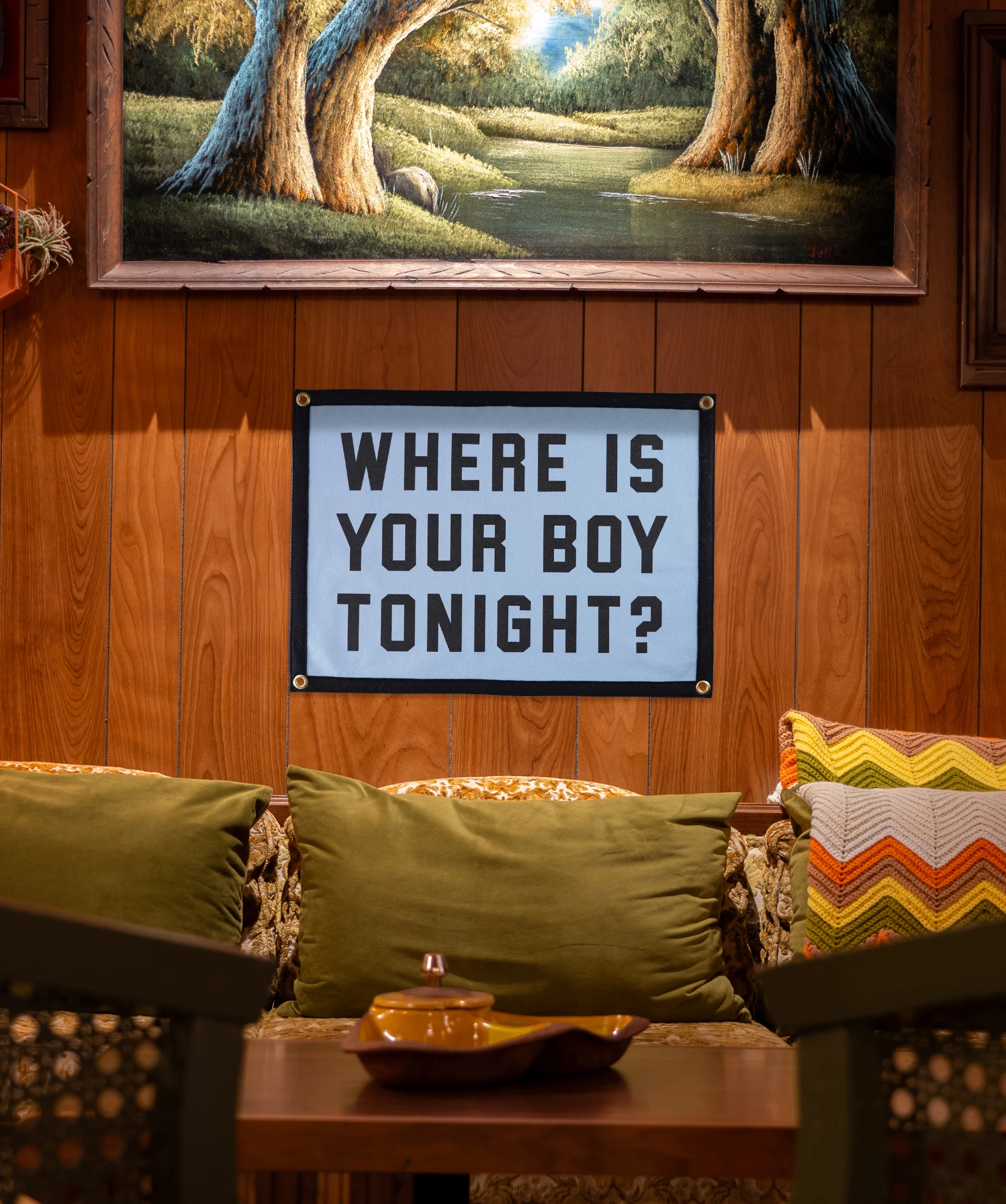 Where Is Your Boy Tonight? Camp Flag • Fall Out Boy x Oxford Pennant - Image 2