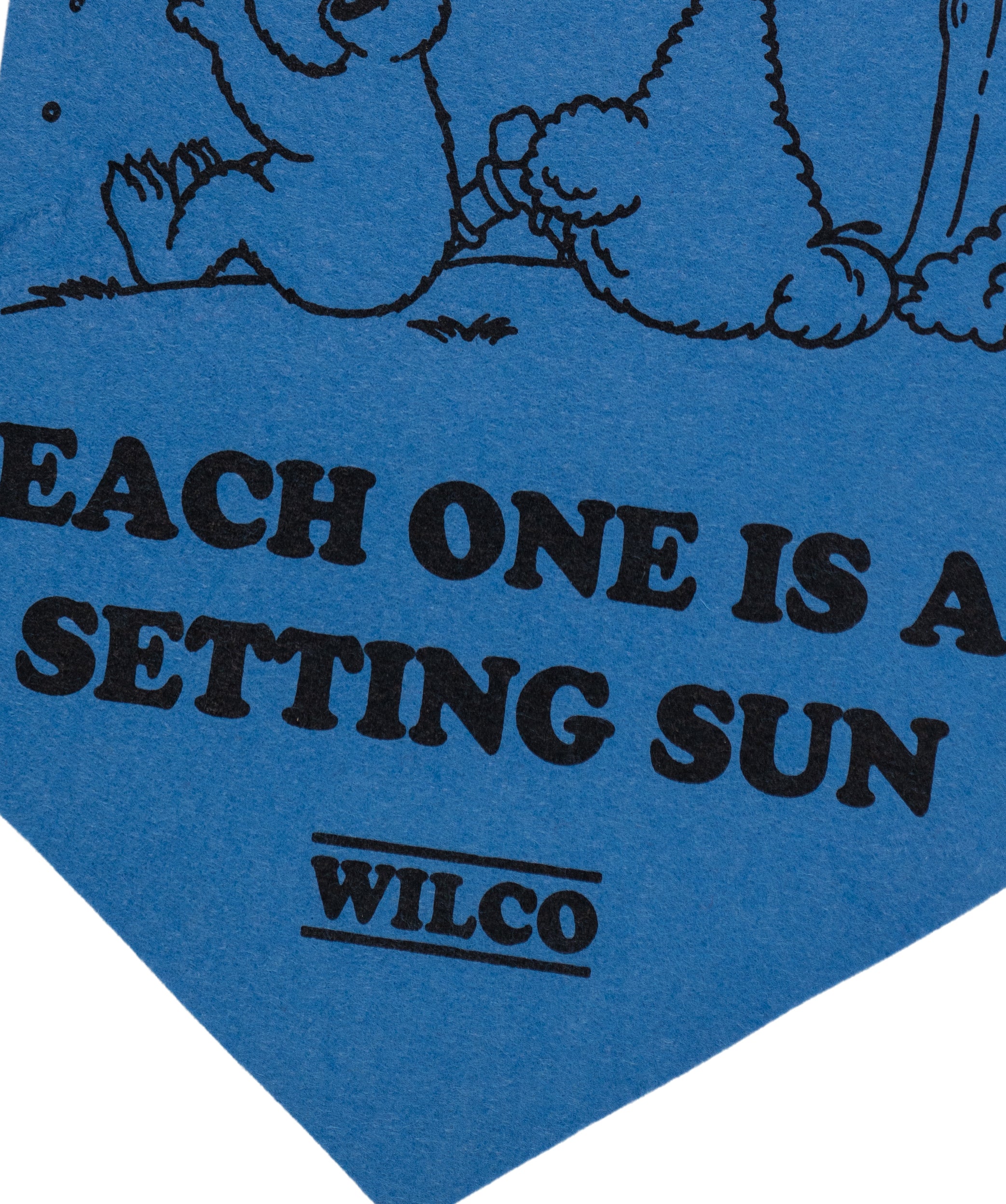 PRESALE: You Were Right About The Stars Scout Flag • Wilco x Sesame Street x Oxford Pennant - Image 5